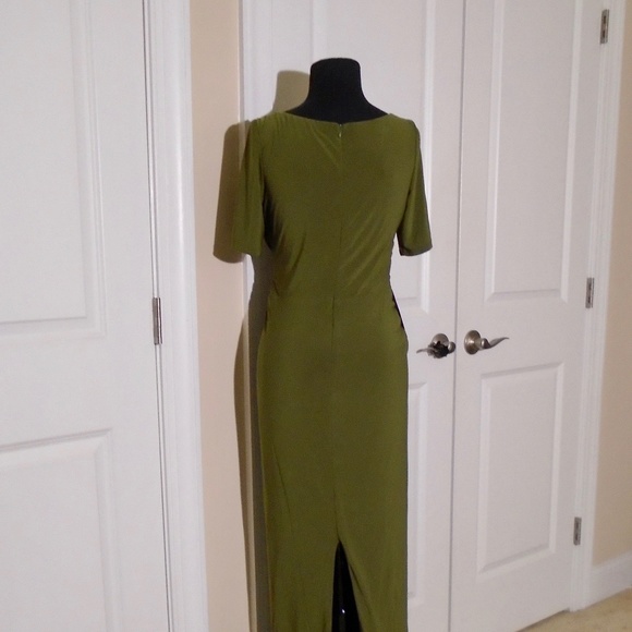 BHLDN NWT Olive Chelle Short Sleeve Maxi Dress - Picture 12 of 13